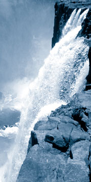 Illustration Wasserfall